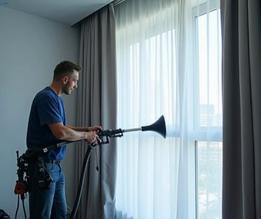Professional commercial curtain cleaning process equipment Matty Curtain Cleaning mount-macedon-vic